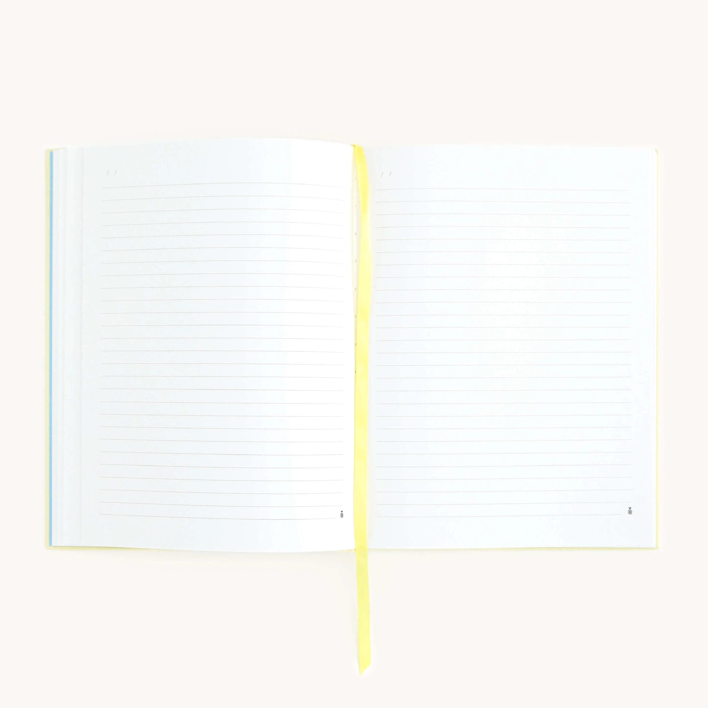 Simplified Yellow Linen Journal