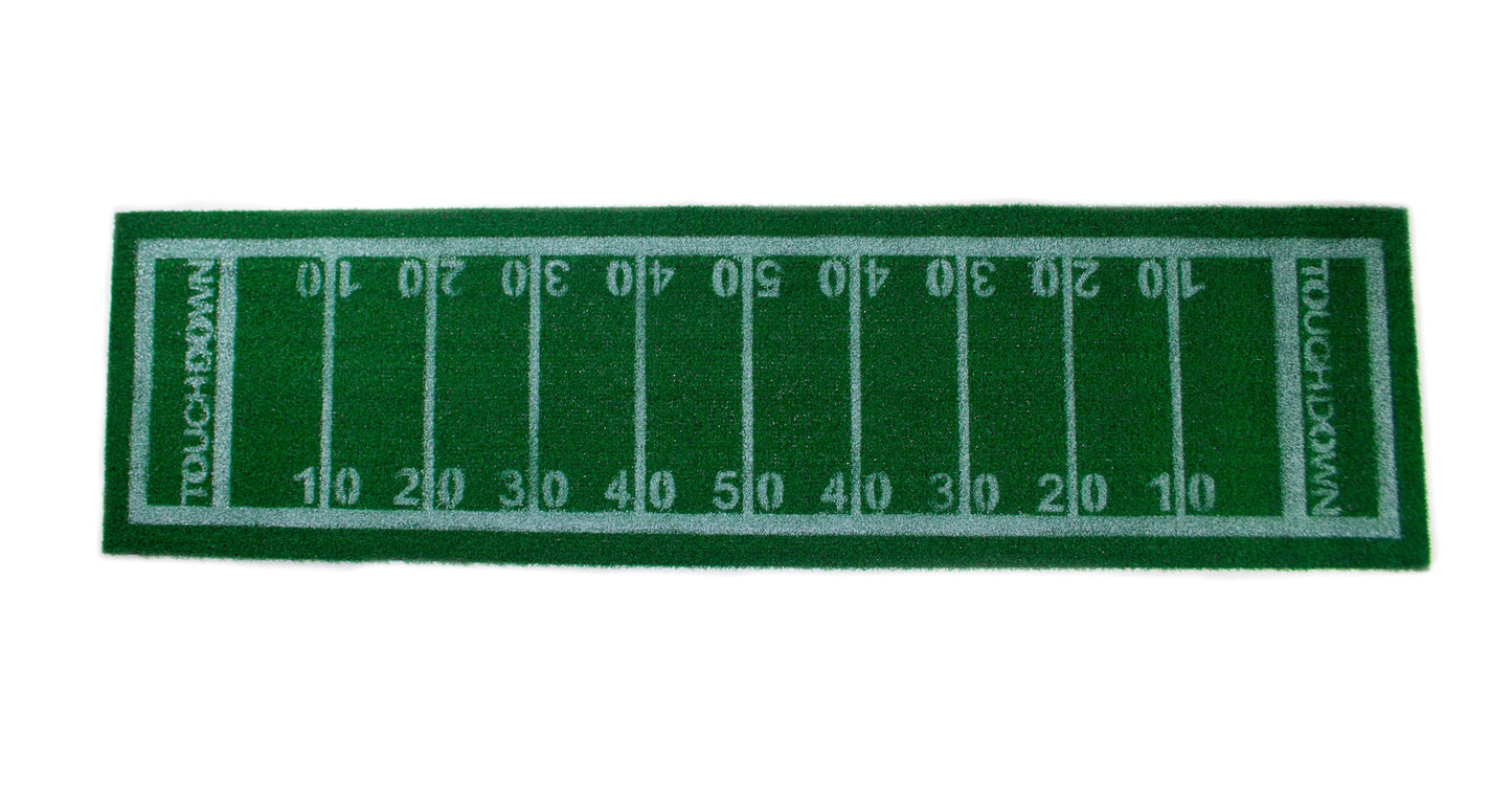 Faux Grass Football Field Table Runner