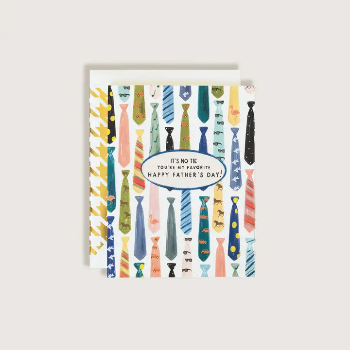 It's No Tie Happy Father's Day Greeting Card