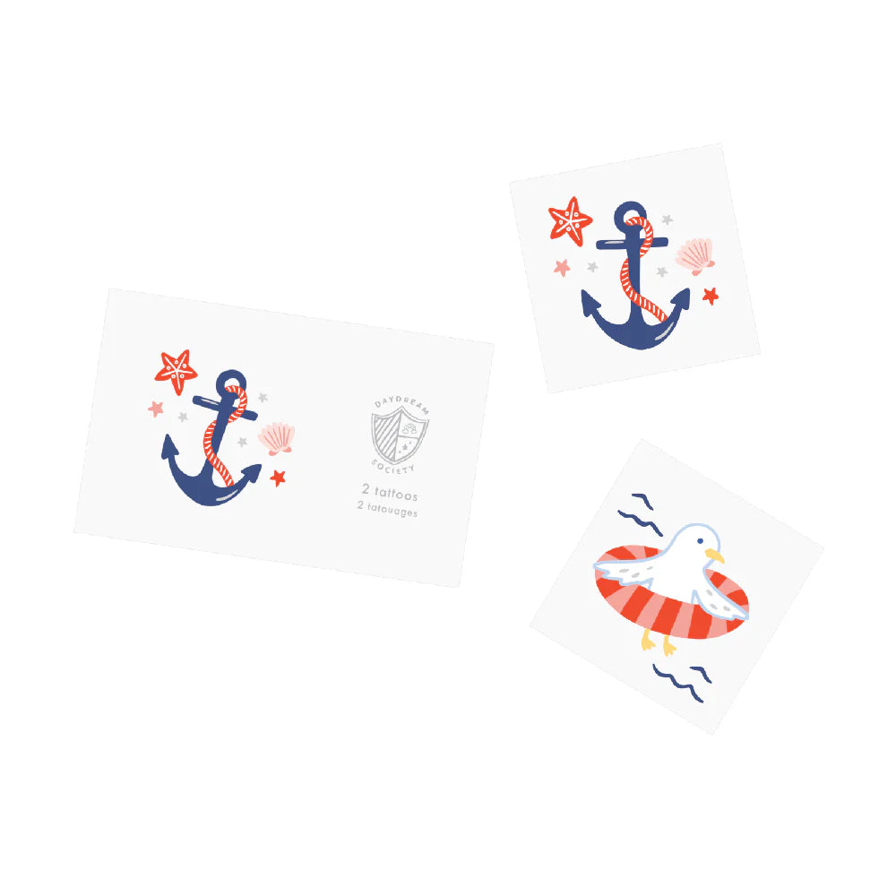 Seaside Temporary Tattoos
