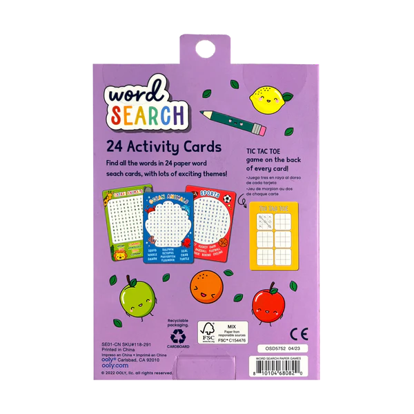 Activity Cards: Word Search