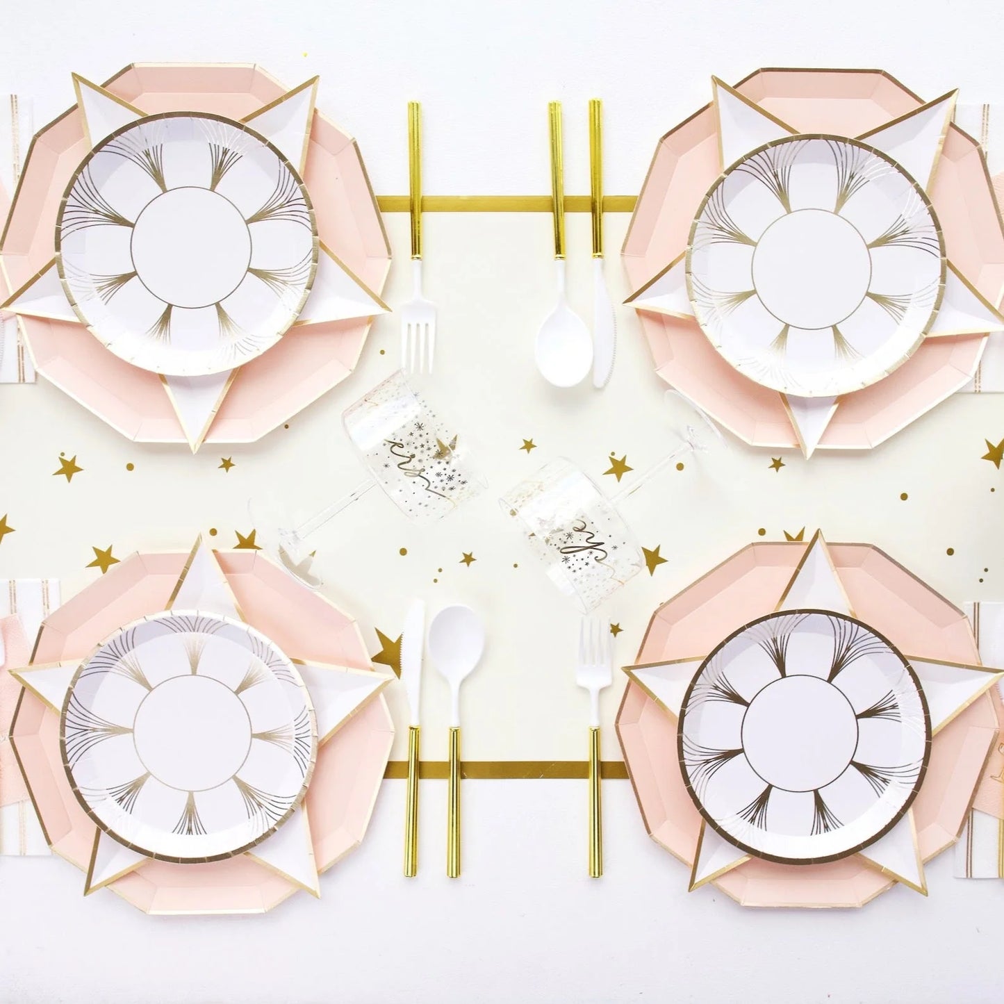 Blanc White Star Shaped Plates