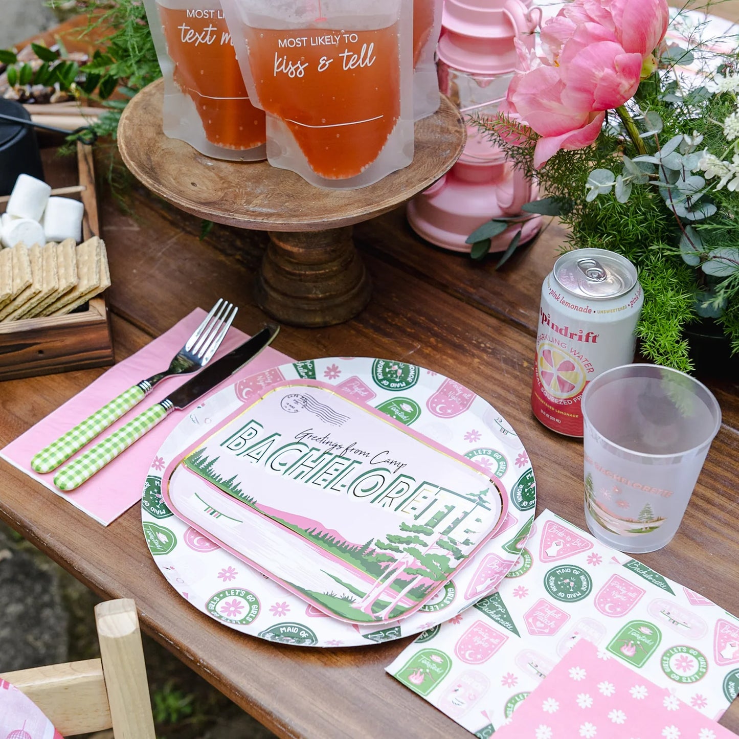 Camp Bachelorette Large Napkins