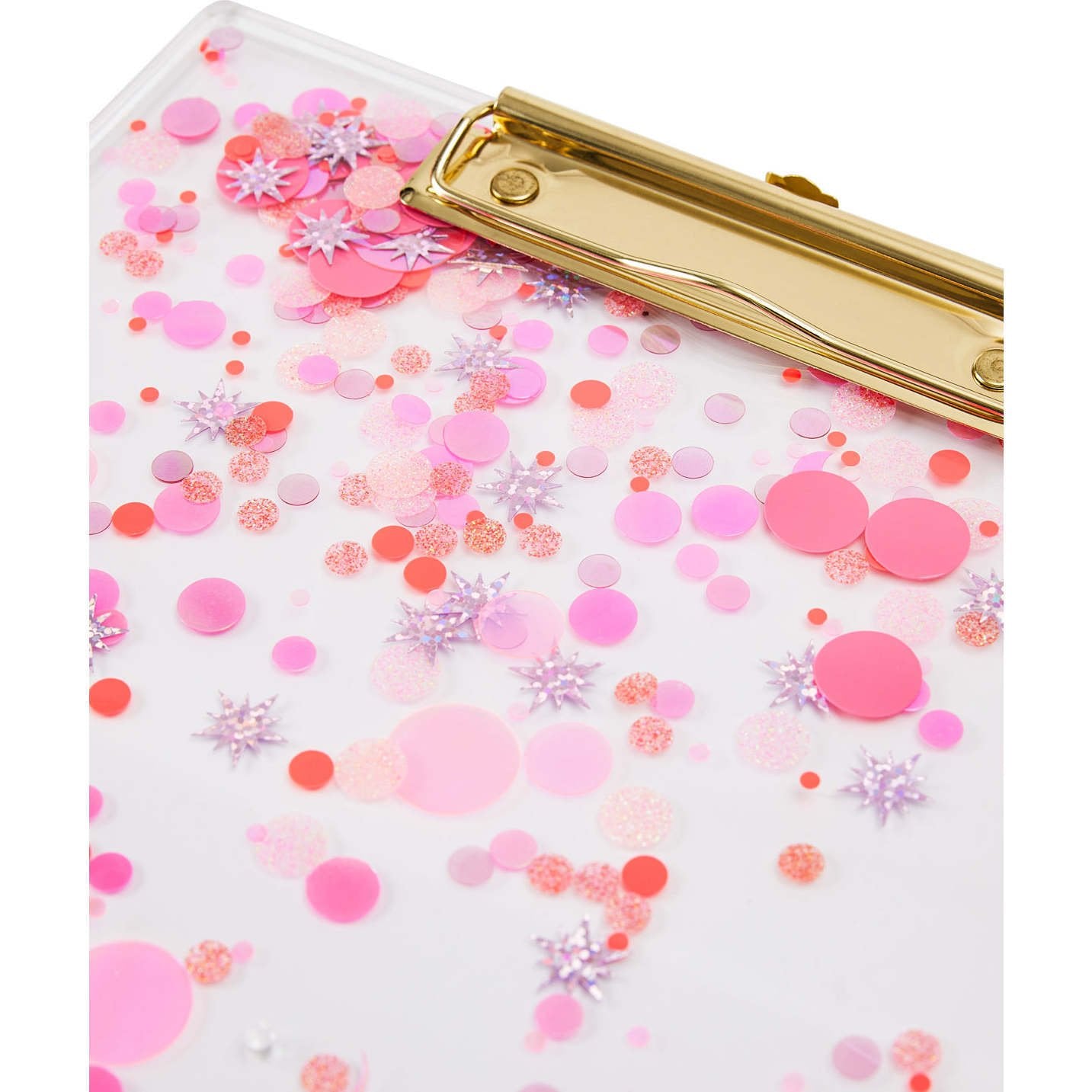 Sweet Tart Pink Confetti Clipboard