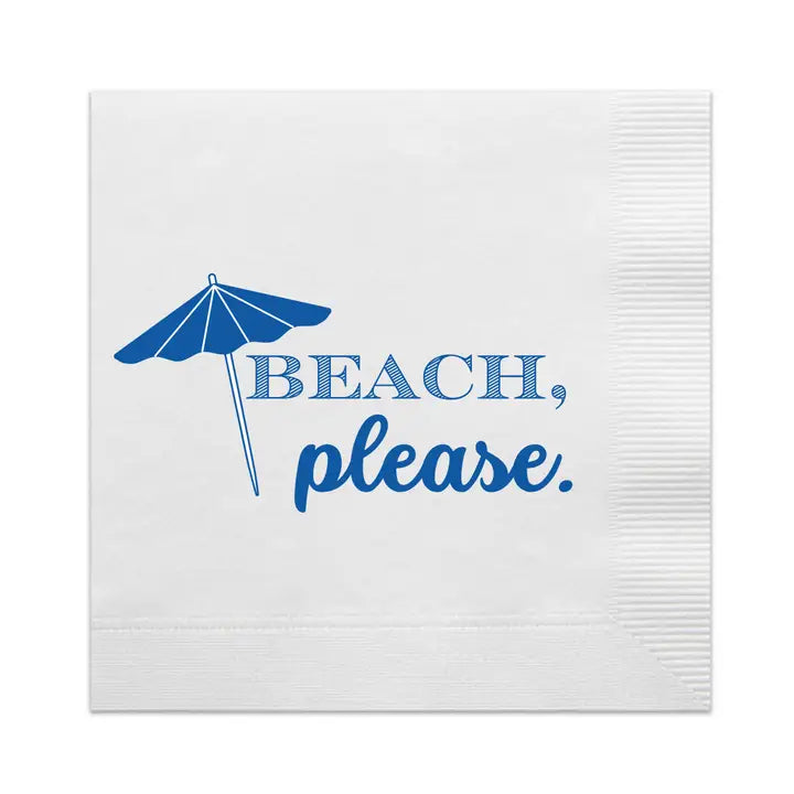 "Beach, Please" Cocktail Napkins