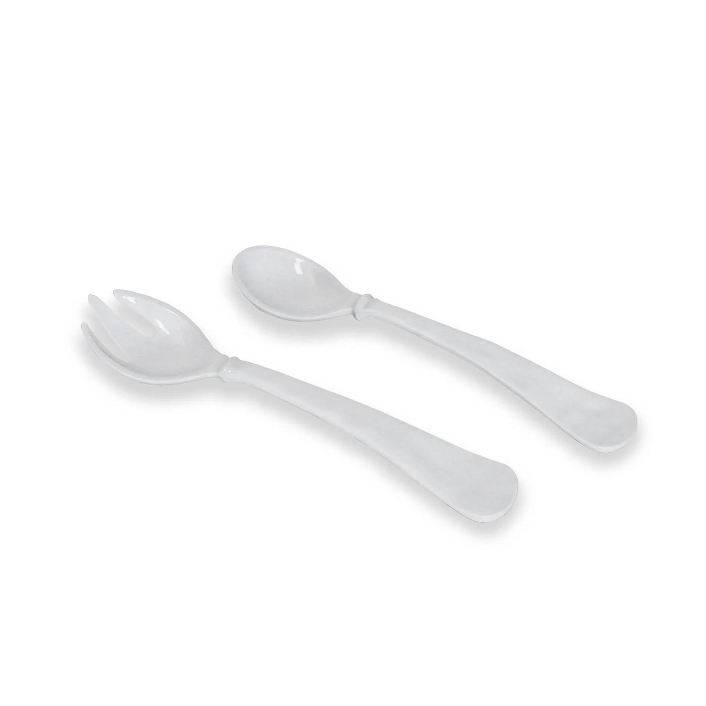 Vida Havana Large Salad Servers in White