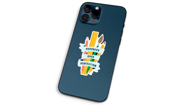 Progress Over Perfection Decal Sticker