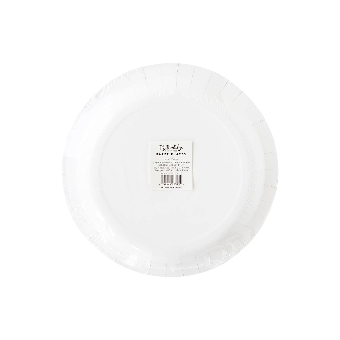 Neutral Star 9" Plates