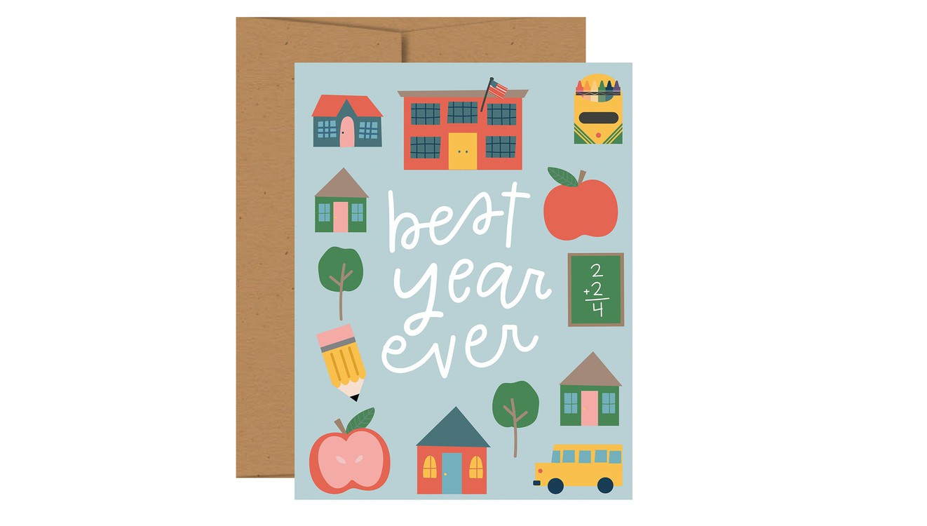 Best Year Ever Teacher Greeting Card