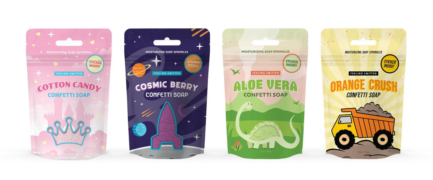 Dino Shaped Bath Confetti (Aloe Vera)