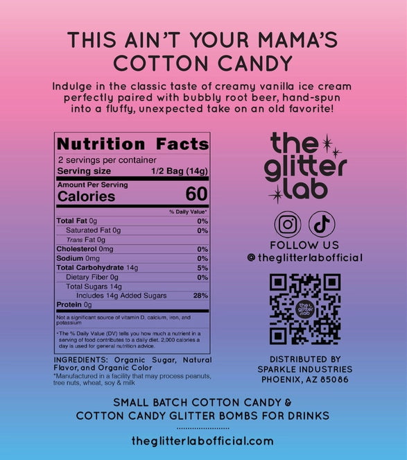 Root Beer Float Cotton Candy