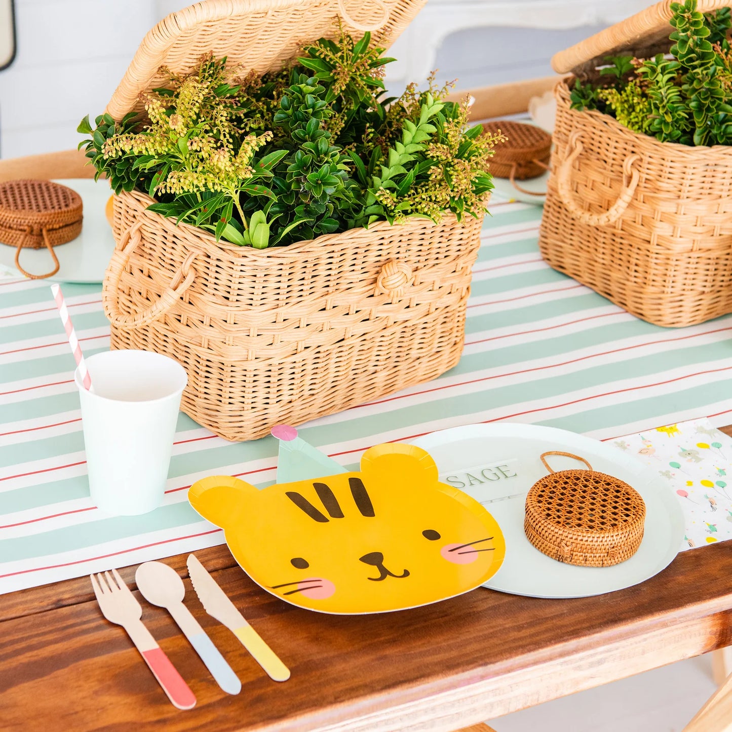 Little Celebrations Tiger Plates