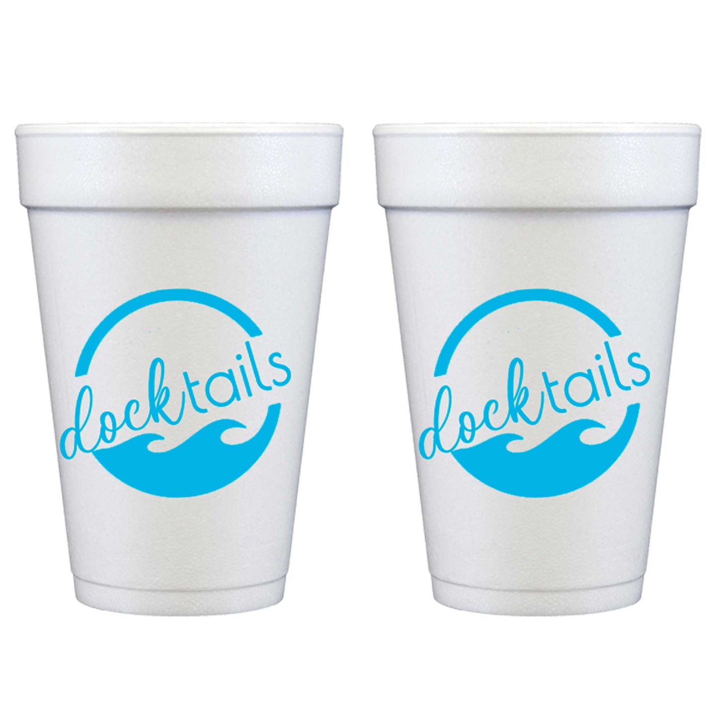 Two Funny Girls - Summer - Docktails Foam Cup (10 ct bag)
