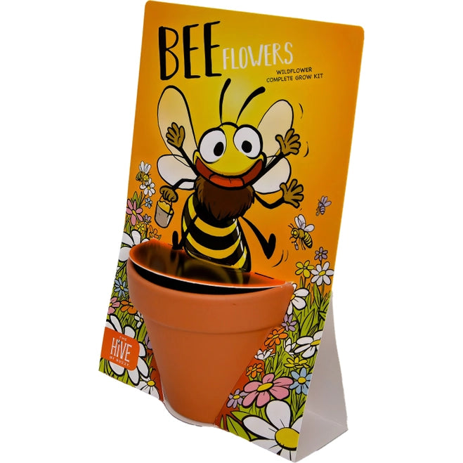 Bee Flowers Wildflower Grow Kit