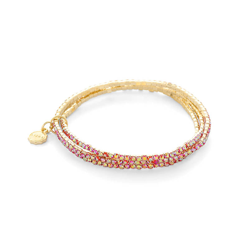 Hanson Bracelet Set: Apricot/Gold