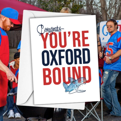 You're Oxford Bound Graduation Greeting Card