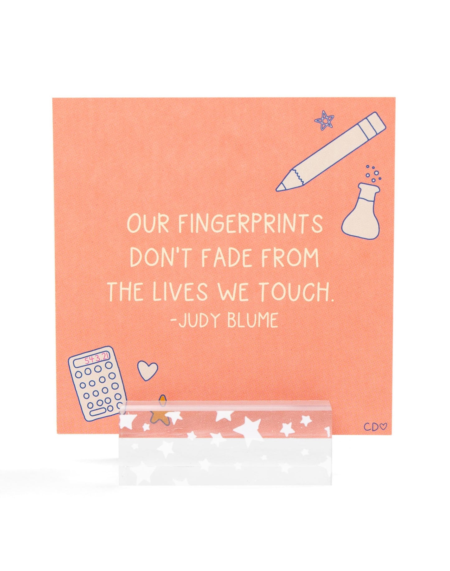 Phrases for Teachers Encouraging Desk Card Set