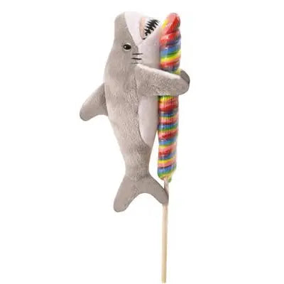 Lollyplush Blue Mako Shark w/14" Rainbow Lollipop