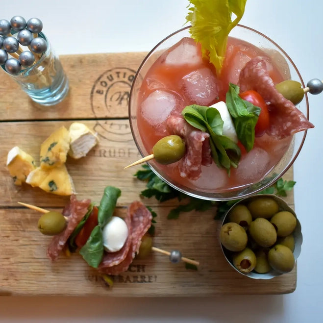 Silver 3.5" Ball Cocktail & Appetizer Party Picks