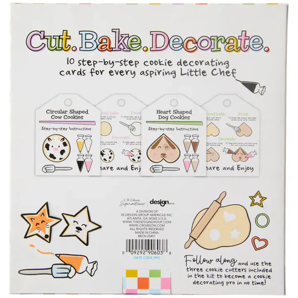 Little Chefs Cookie Decorating Cards & Cutters