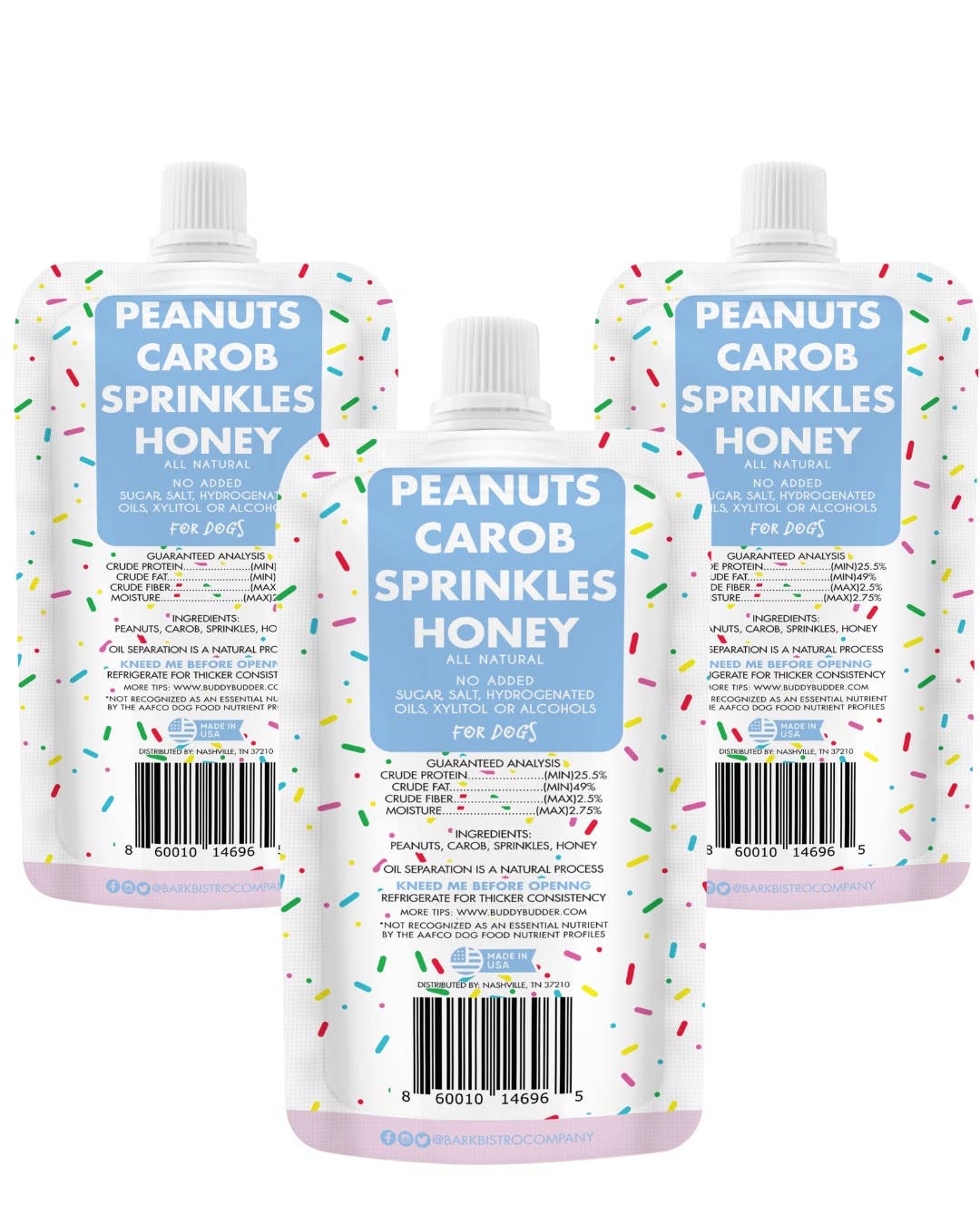Birthday Bash Dog Peanut Butter (4oz)