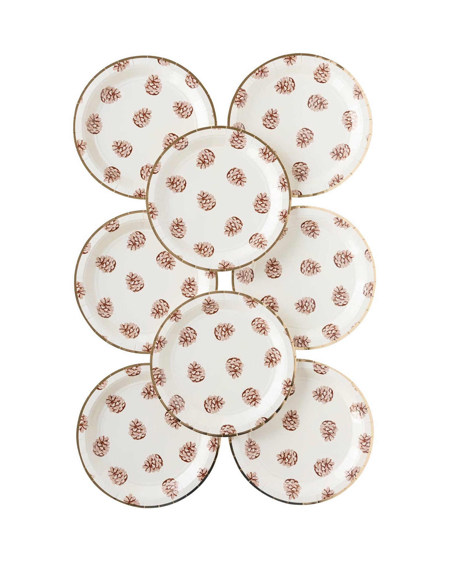 Harvest Pine Cone Plates