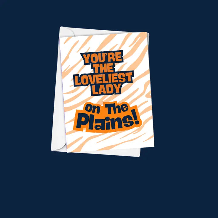 Loveliest Lady on the Plains Greeting Card