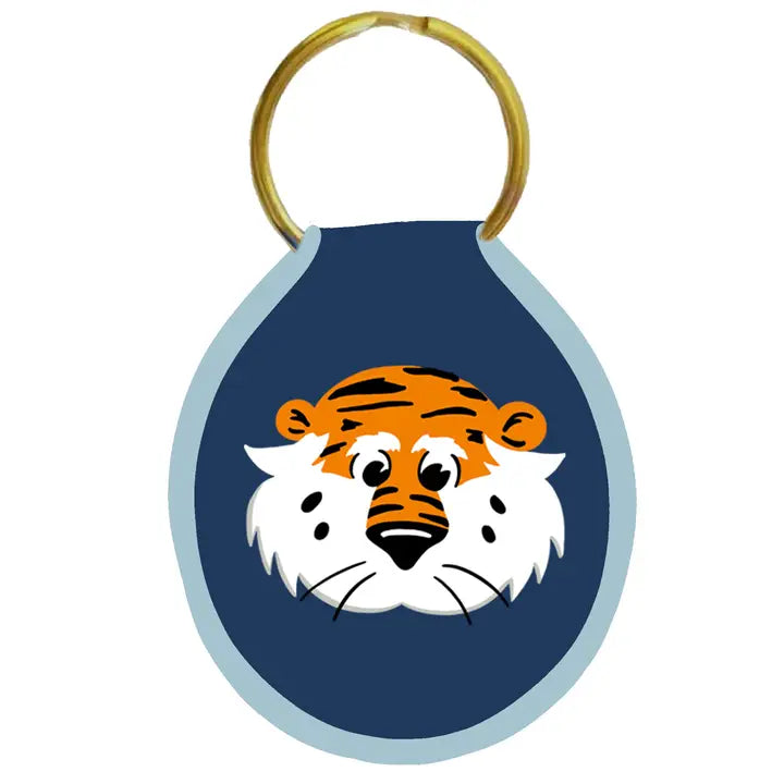 Auburn University Aubie Embroidered Keychain