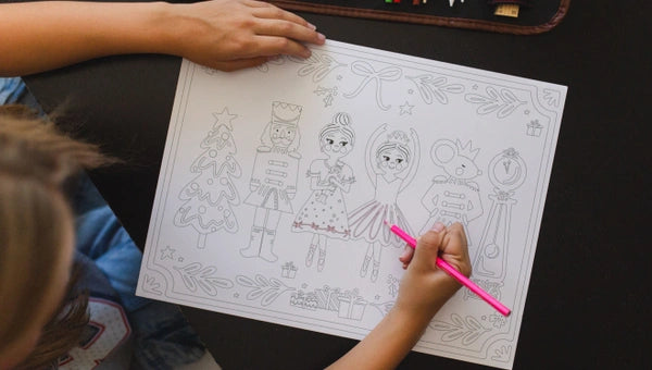 The Nutcracker Coloring Placemat Pad