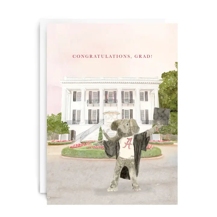 "Congratulations, Grad!" Alabama Graduation Greeting Card
