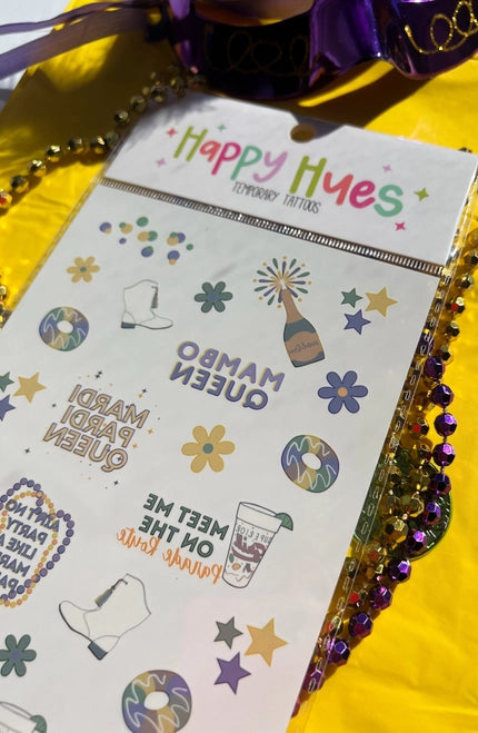 Mambo Queen Temporary Tattoos