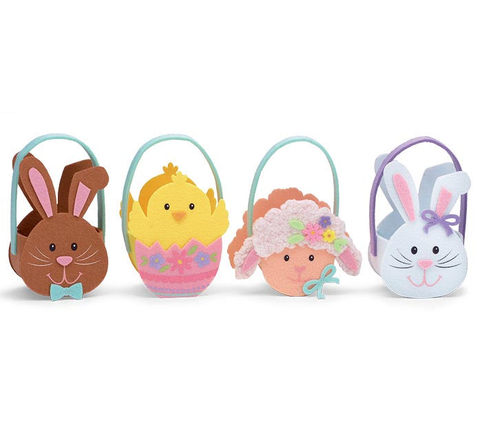Felt Mini Easter Baskets (Multiple Styles Available)