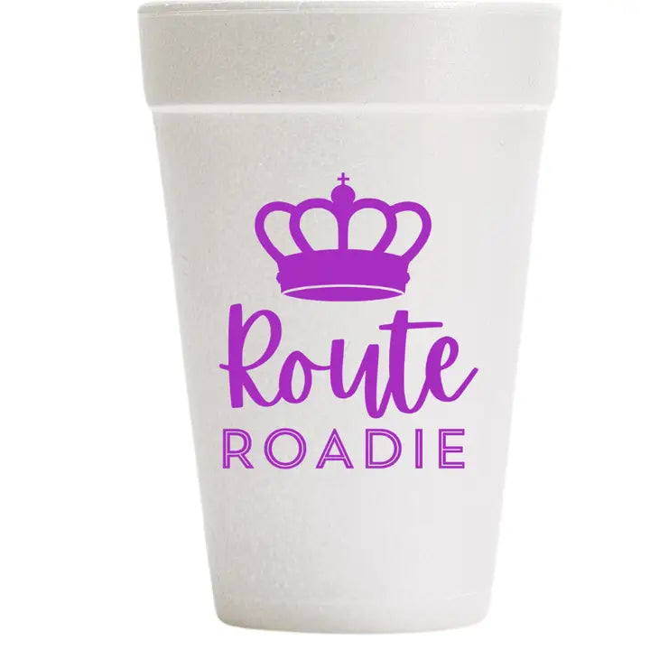 Route Roadie Foam Cups: Purple