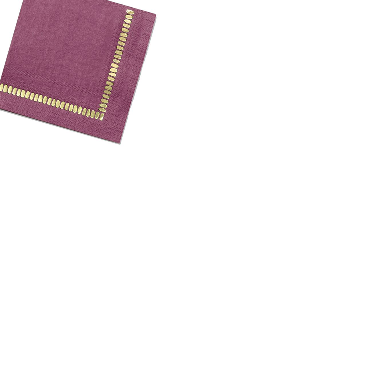 Cocktail Napkins: Plum Purple Brushstroke