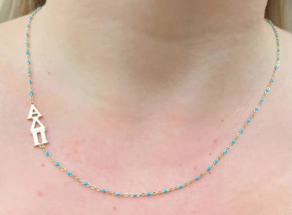 Alpha Delta Pi Side Necklace