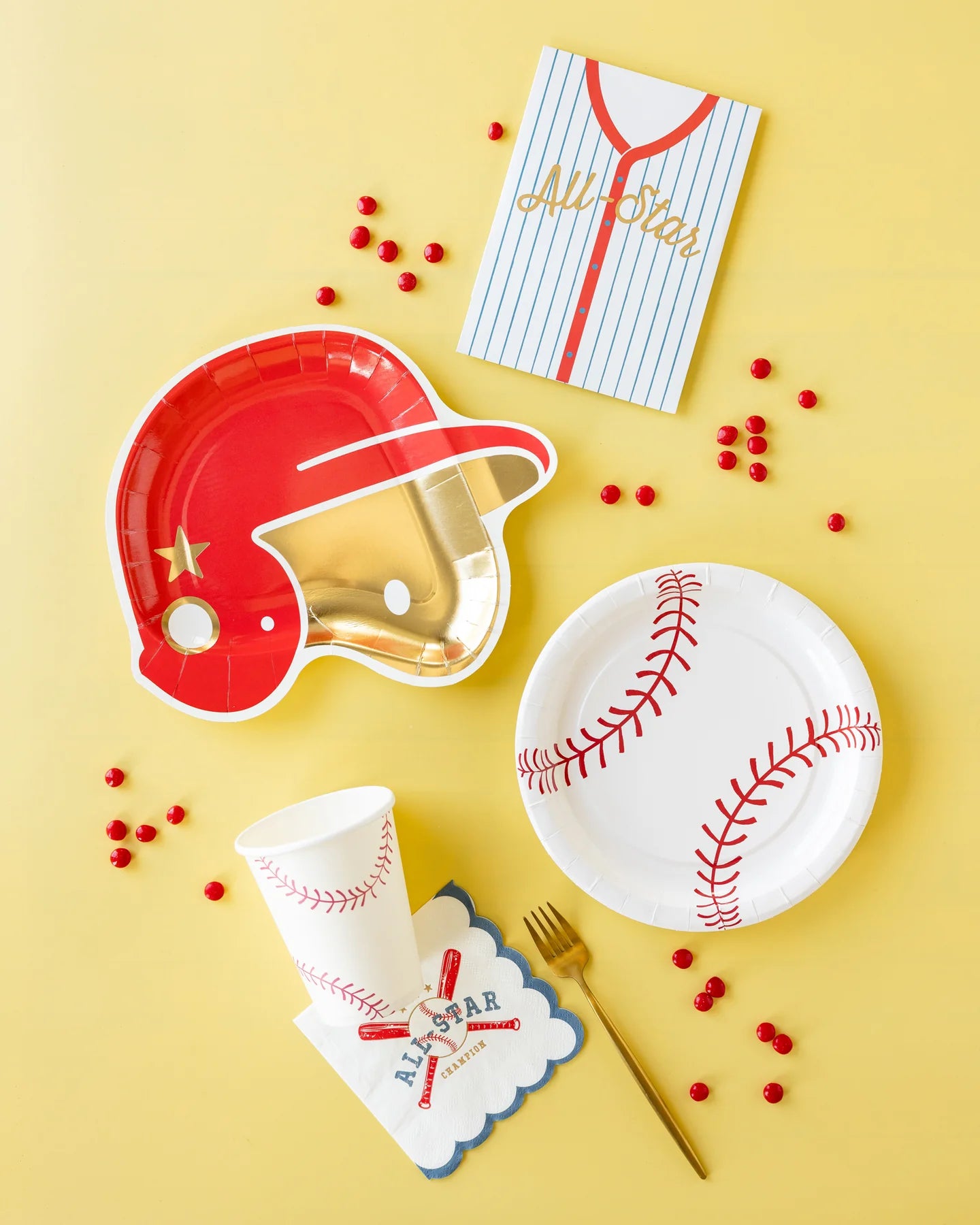 Baseball Paper Plates
