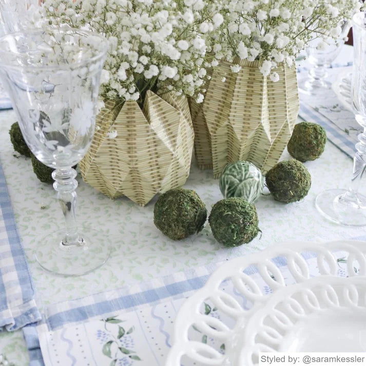 Wicker Paper Vase Wraps