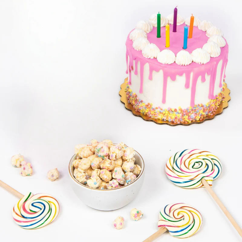 Handmade Birthday Cake Lollipops (Multiple Sizes)