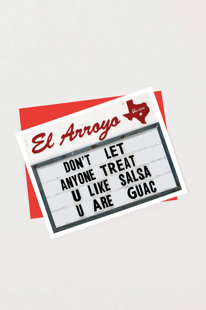 U Are Guac Greeting Card
