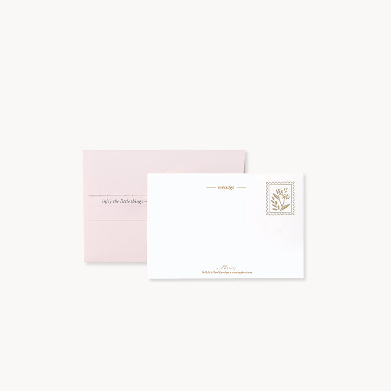 Interactive Enclosure Card: Floral Envelope