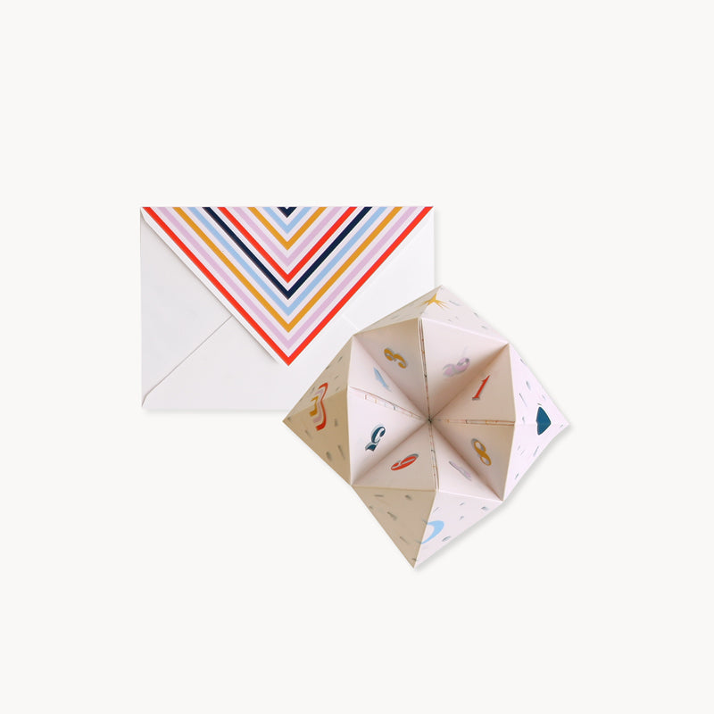 Interactive Enclosure Card: Cootie Catcher