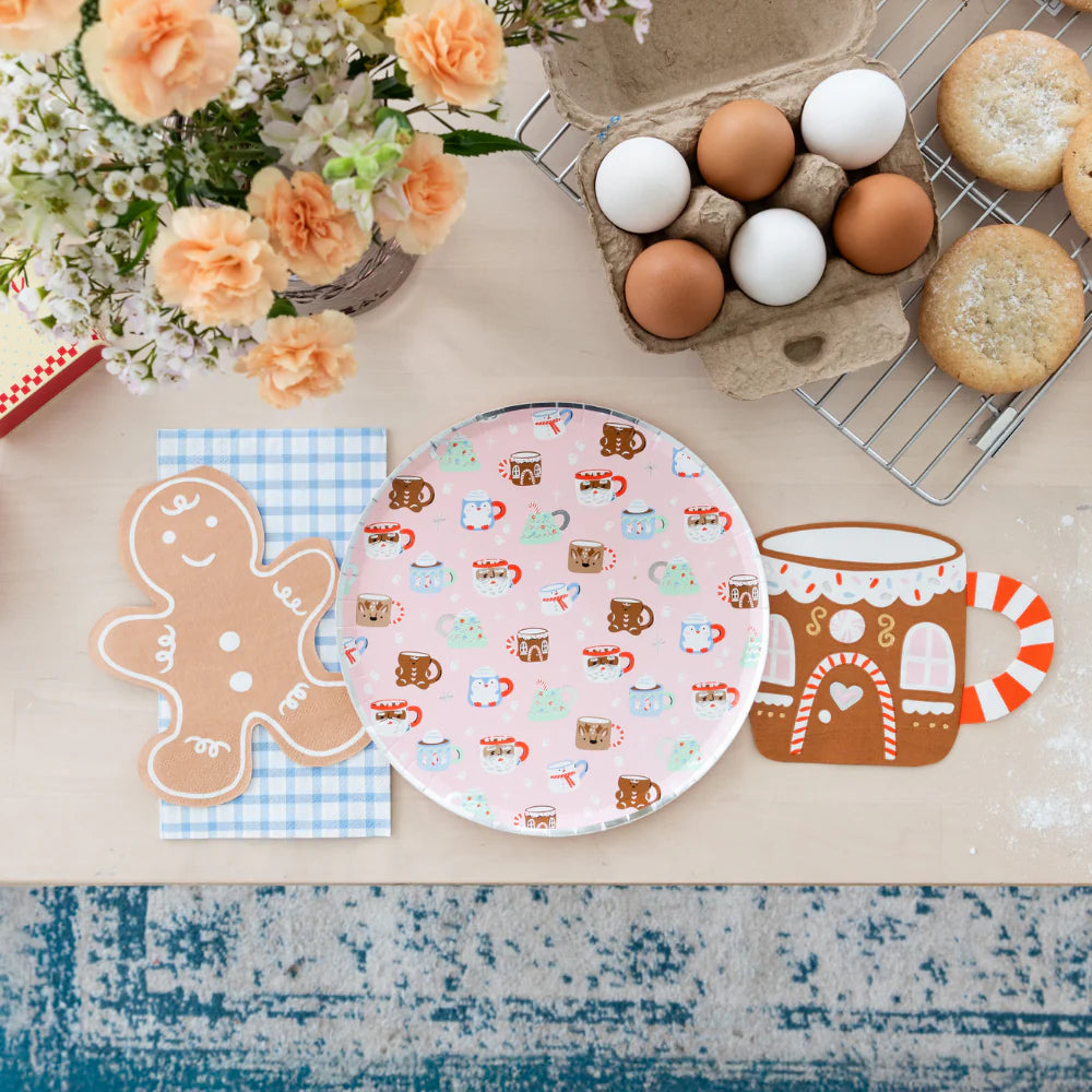 Baking Spirits Bright Gingerbread House Mug Large Napkins