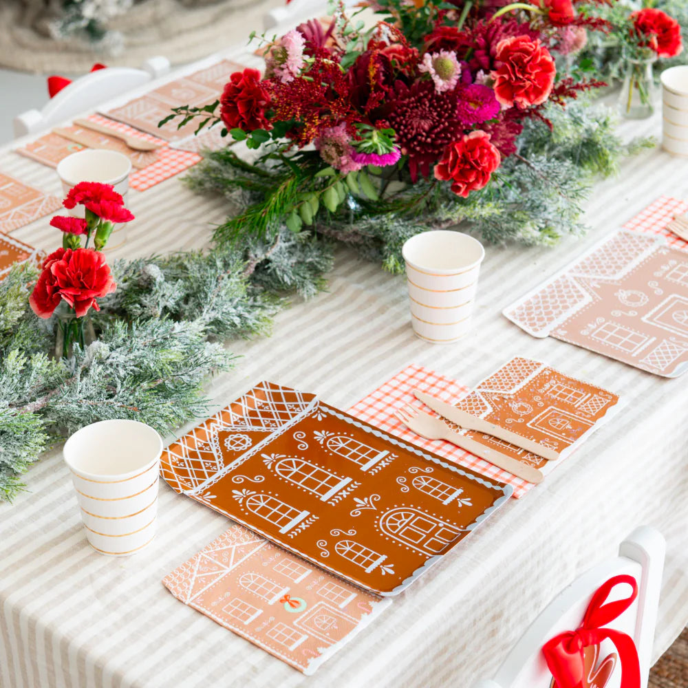 Baking Spirits Bright Gingerbread House Large Napkins