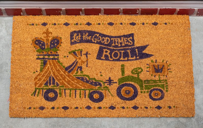 Let the Good Times Roll Coir Door Mat