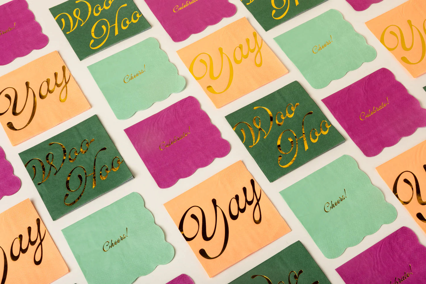 "Yay" Cocktail Napkins