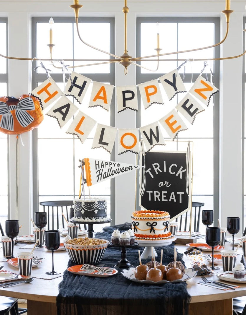 Happy Halloween Felt Banner