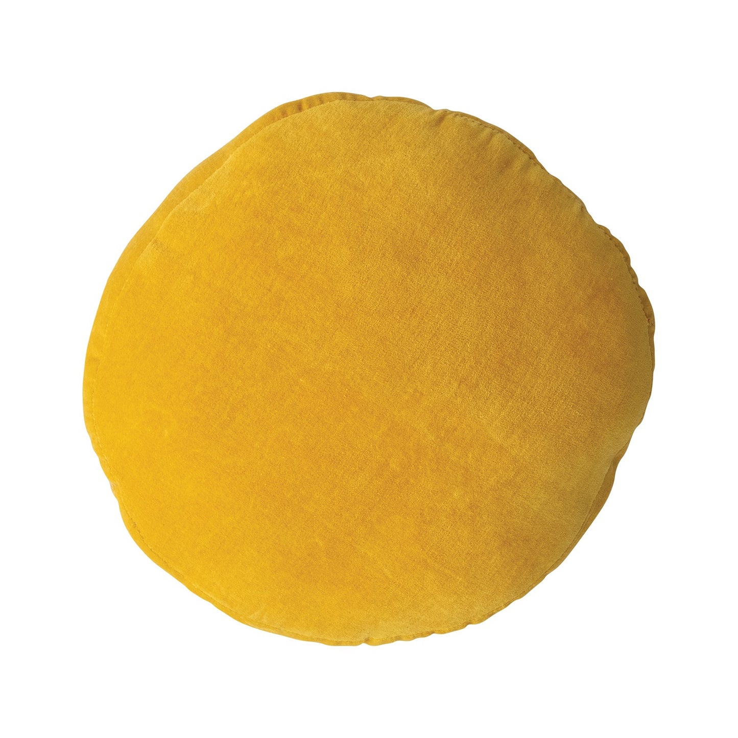 Beaded Lemon Pillow with Velvet Back