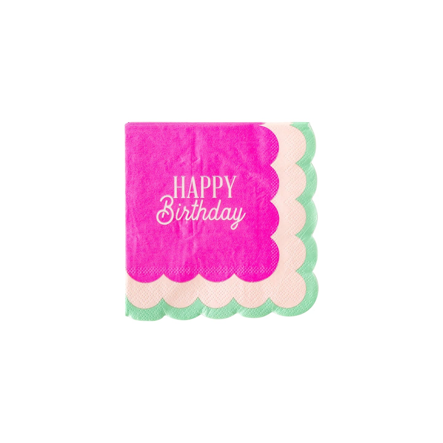 Purple Happy Birthday Napkins