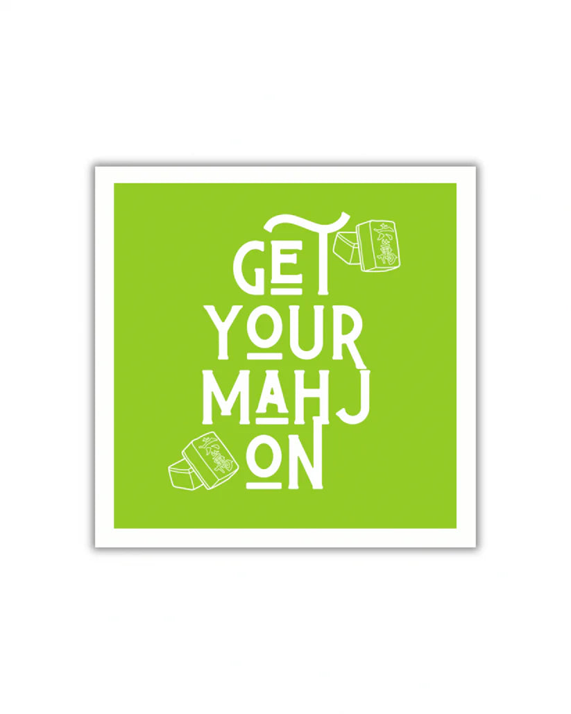 Get Your Mahj On Cocktail Napkins
