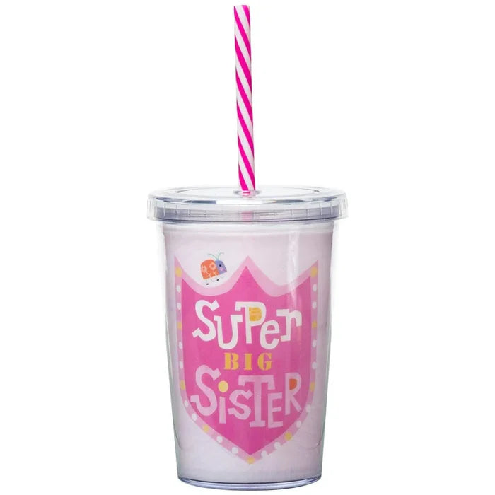 Big Sister Insulated Tumbler with Straw